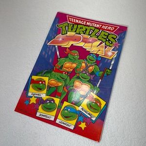 VINTAGE! LIKE NEW! VINTAGE! like new! Teenage Mutant Hero Turtles activity book
